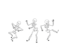 Halloween - Dancing Skeletons