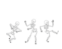 Halloween - Dancing Skeletons